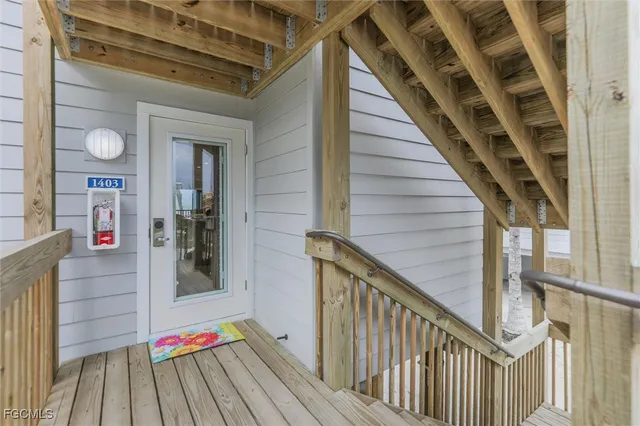 a view of outdoor space and deck