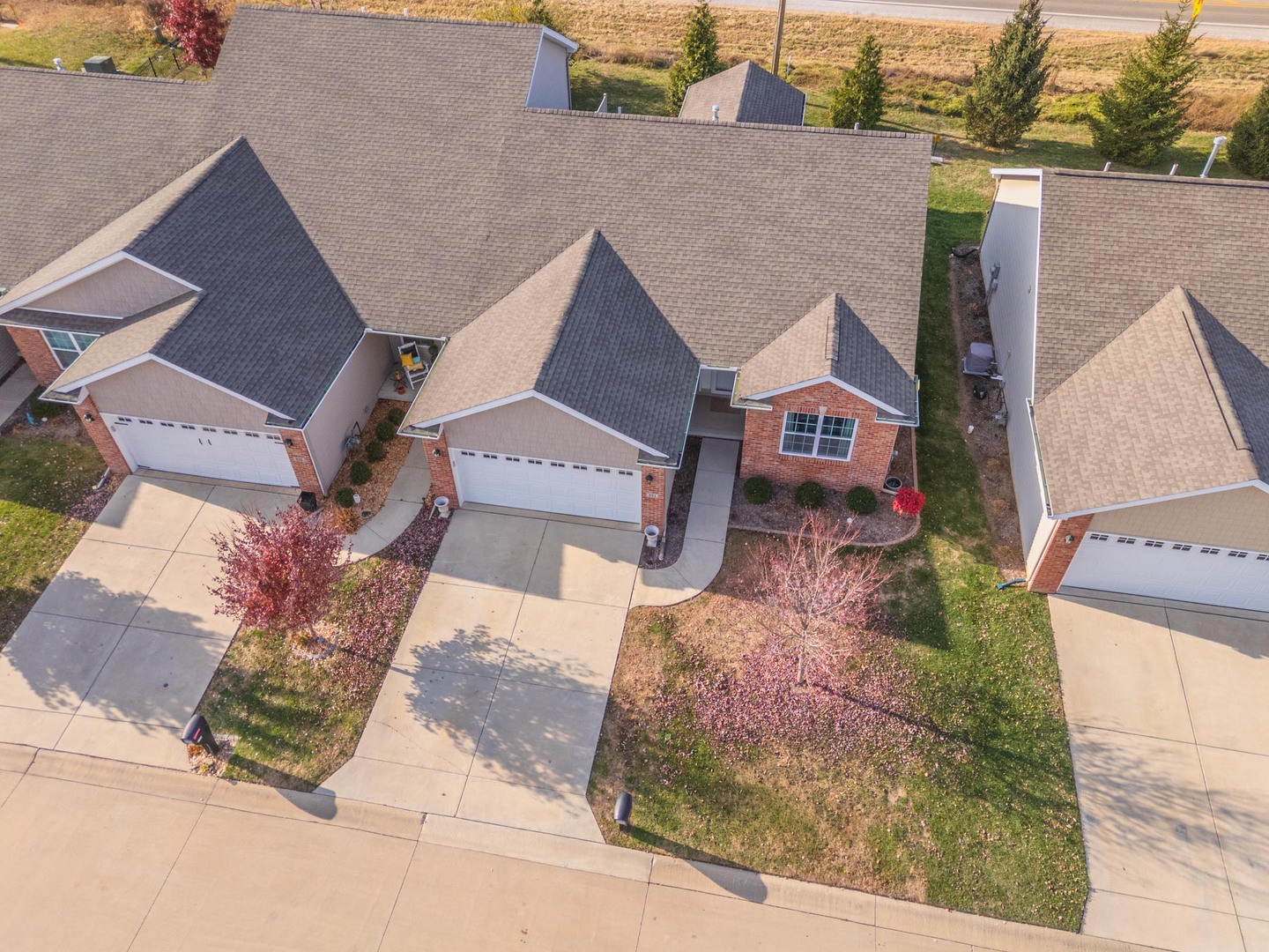 231 Eugene Drive Normal, IL 61761 - Photo 29 of 30 an aerial view of a house with a yard and garage