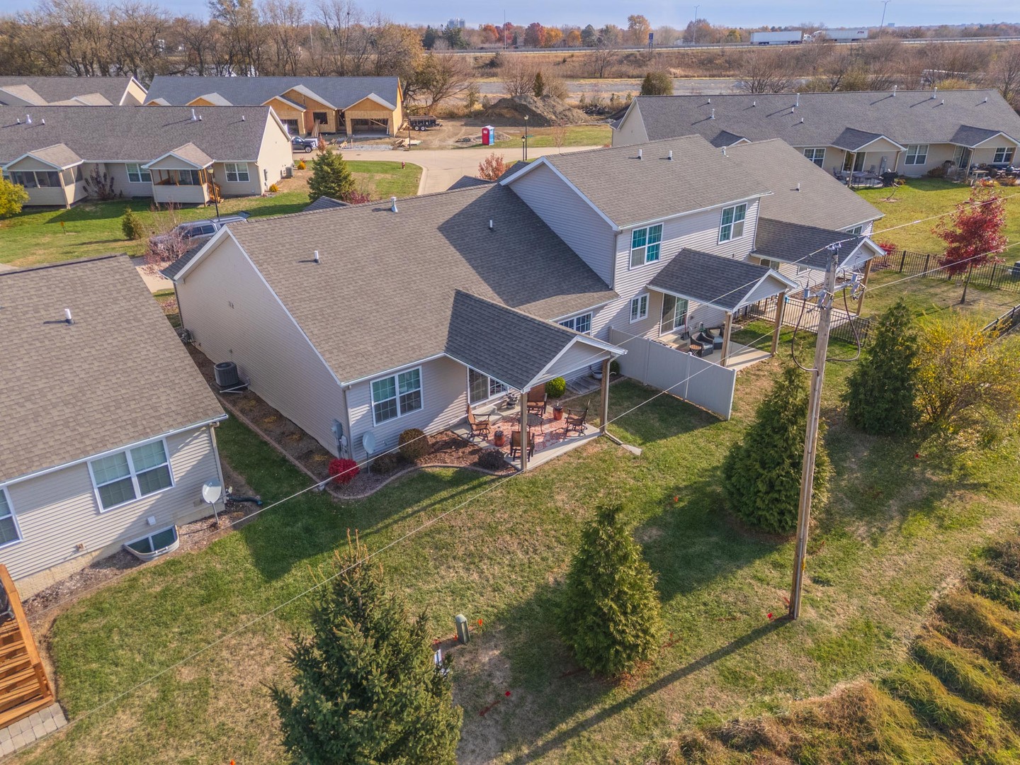 231 Eugene Drive Normal, IL 61761 - Photo 30 of 30 an aerial view of residential houses with outdoor space