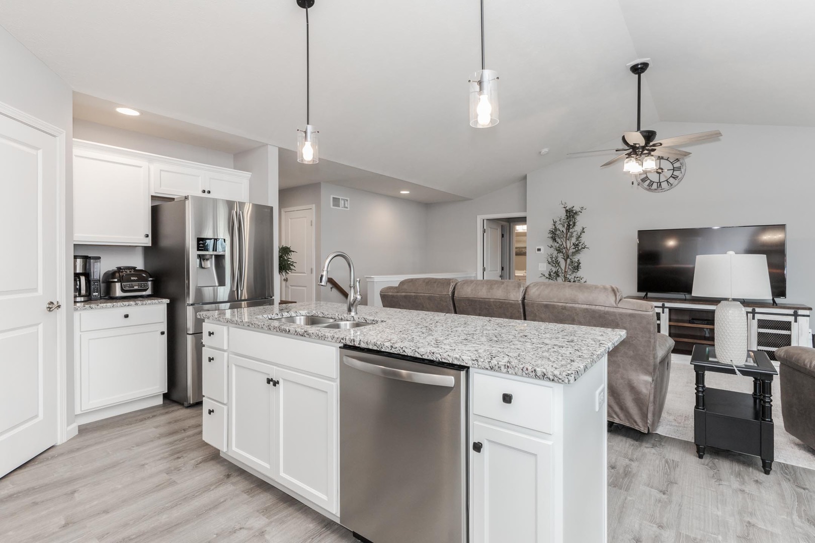 231 Eugene Drive Normal, IL 61761 - Photo 6 of 30 a kitchen with a center island appliances and cabinets