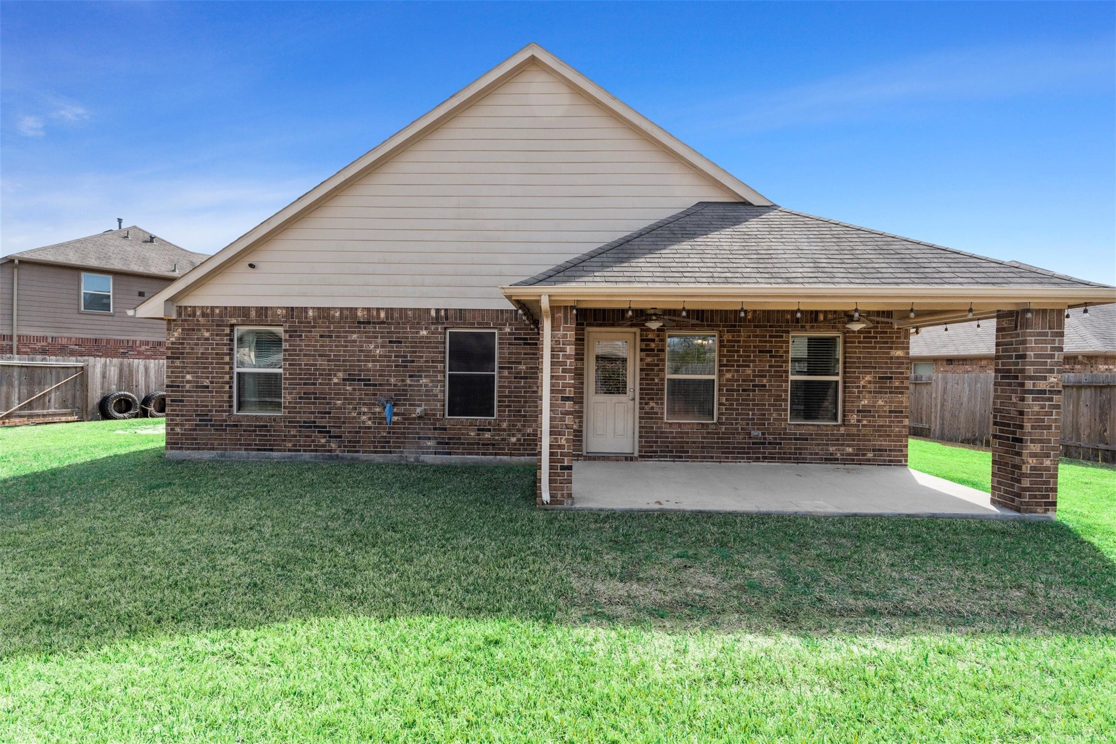 5210 Adria Hills Circle Spring, TX 77389 - Photo 35 of 42 a front view of a house with a garden