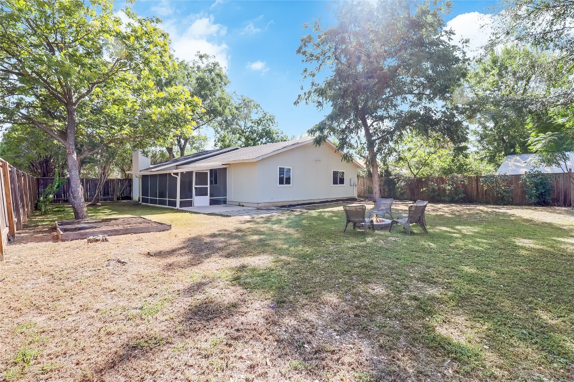 7717 Croftwood Drive Austin, TX 78749 - Photo 30 of 40 a house view with a outdoor space