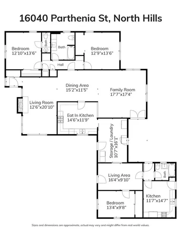 $1,150,000 | 16040 Parthenia Street, North Hills, CA 91343