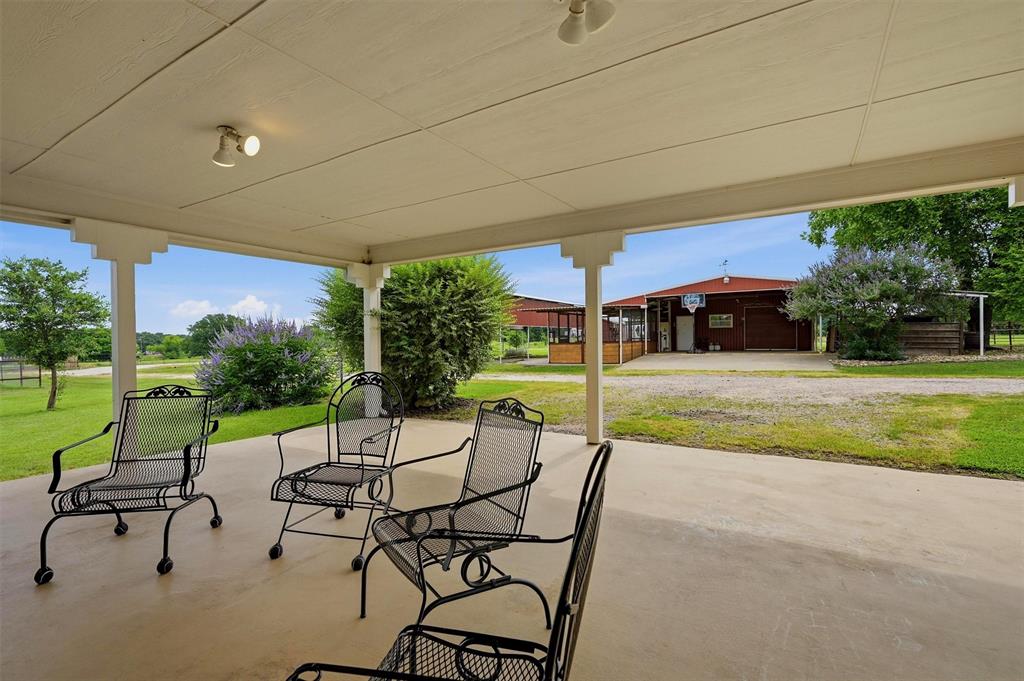 905 Crawford Road Sadler, TX 76264 - Photo 4 of 40 Covered patio space
