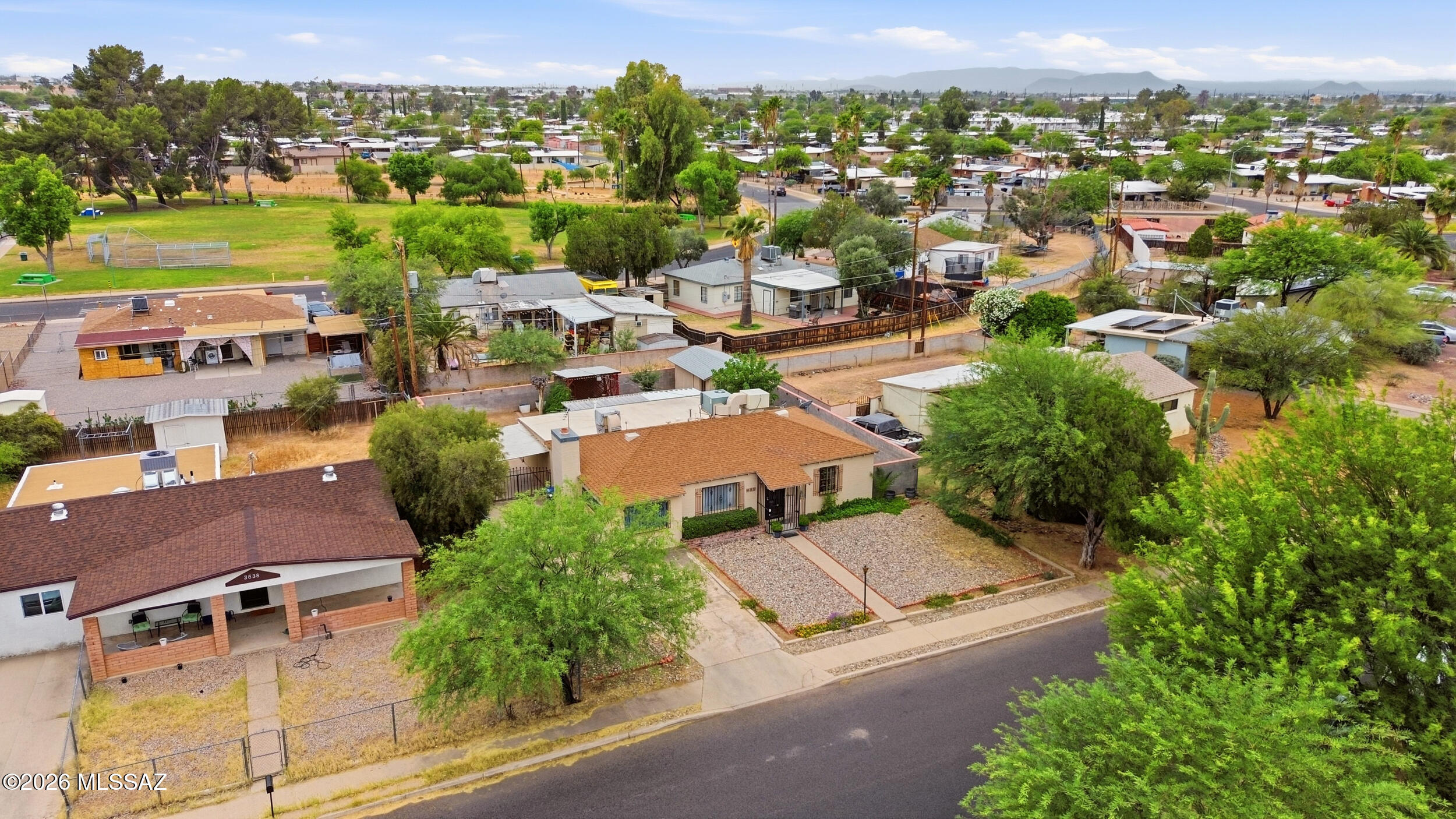 3632 East Juarez Street Tucson, AZ 85713 - Photo 31 of 37 Aerial- Citation Park in view (rear)