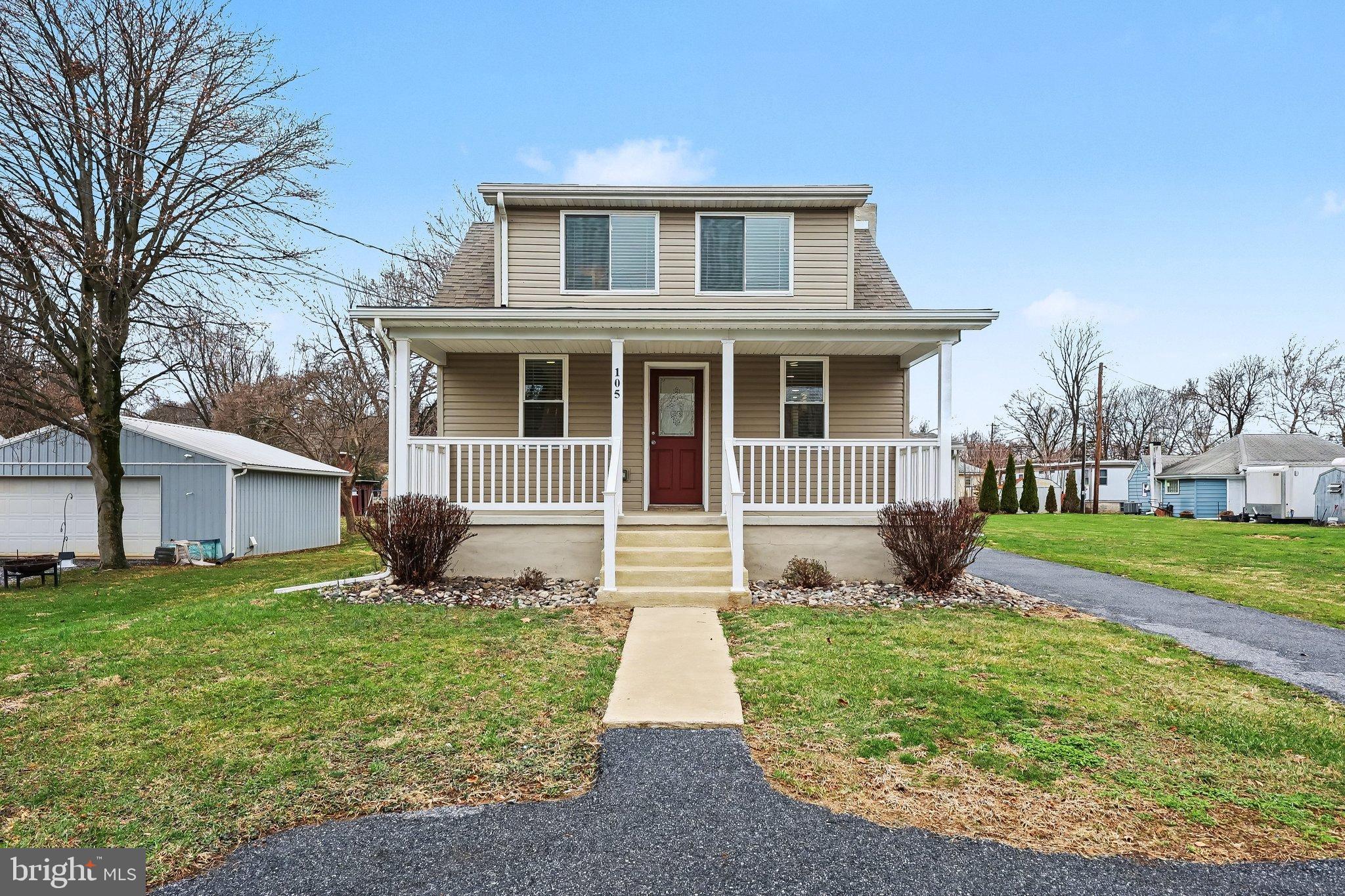 105 Hutton Road New Cumberland, PA 17070 - Photo 1 of 1 Charming home with inviting front porch.
