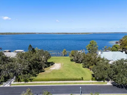 a view of a lake with a floor