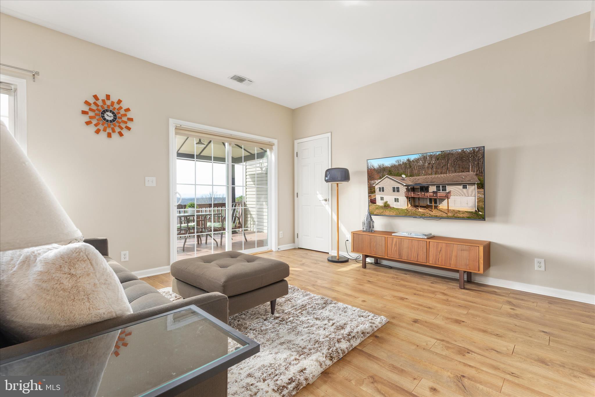 283 Rock Ridge Road Front Royal, VA 22630 - Photo 10 of 64 Living room with deck access