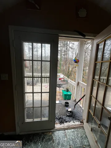 a room with storage and utility