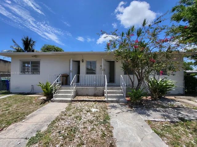 a view of a house with a porch