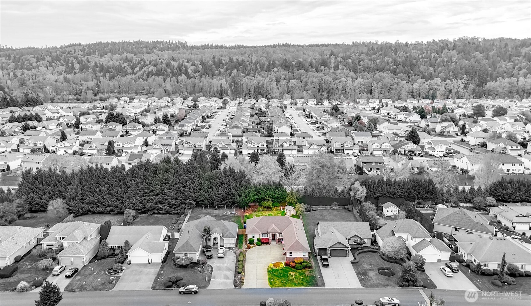 15405 148th Ave Court East Orting, WA 98360 - Photo 38 of 39 an aerial view of multiple house