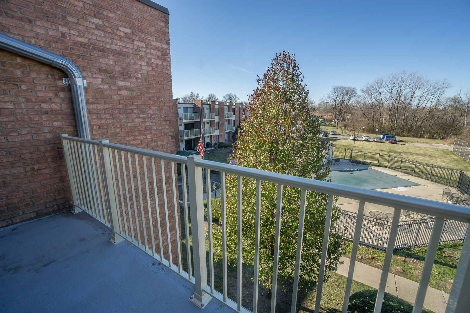 300 West Fullerton Avenue, Unit 305 Addison, IL 60101 - Photo 16 of 18 a view of a balcony with an outdoor space