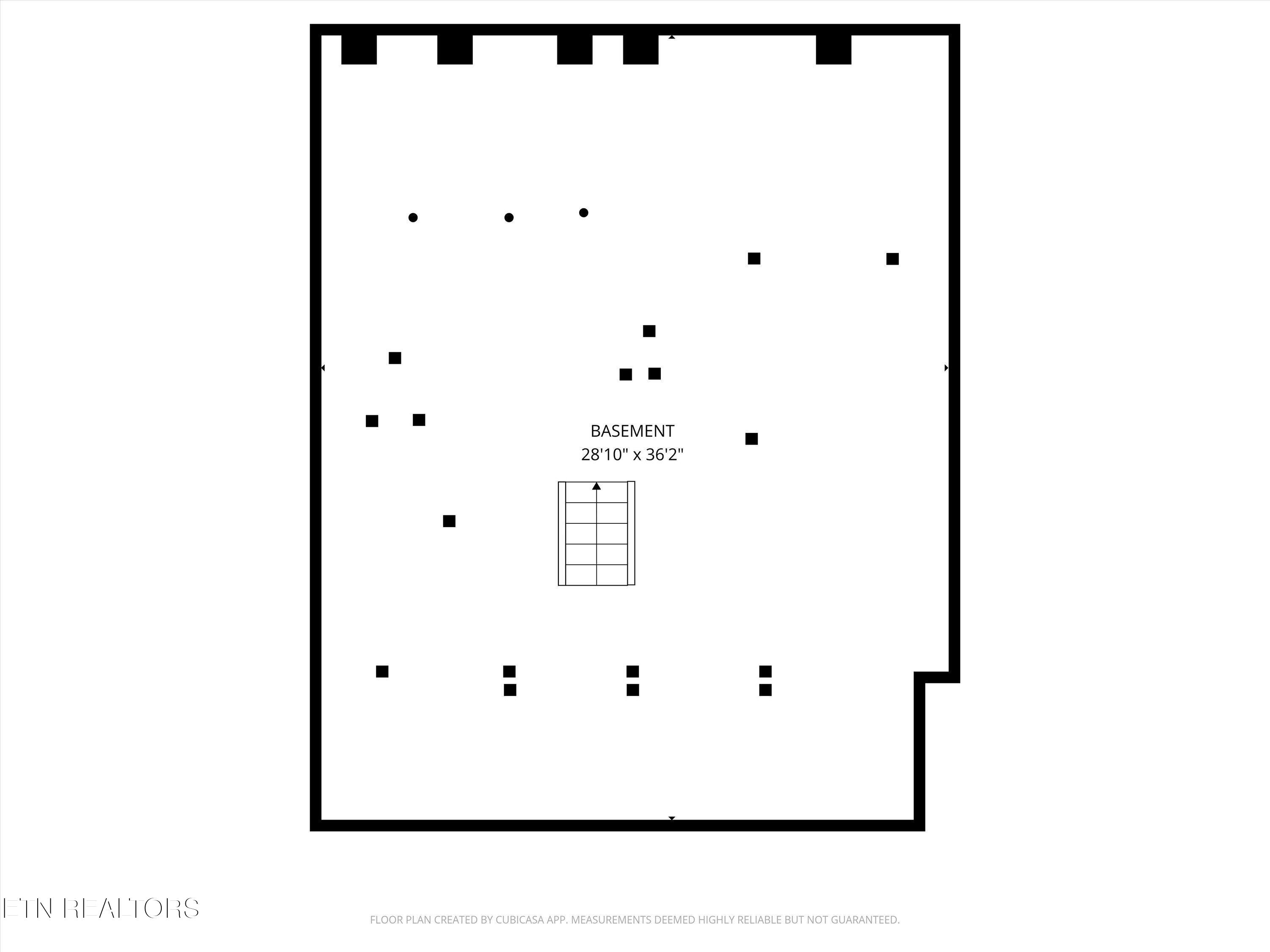 7969 Glendale Community Road Greenback, TN 37742 - Photo 56 of 56 Basement floor plan