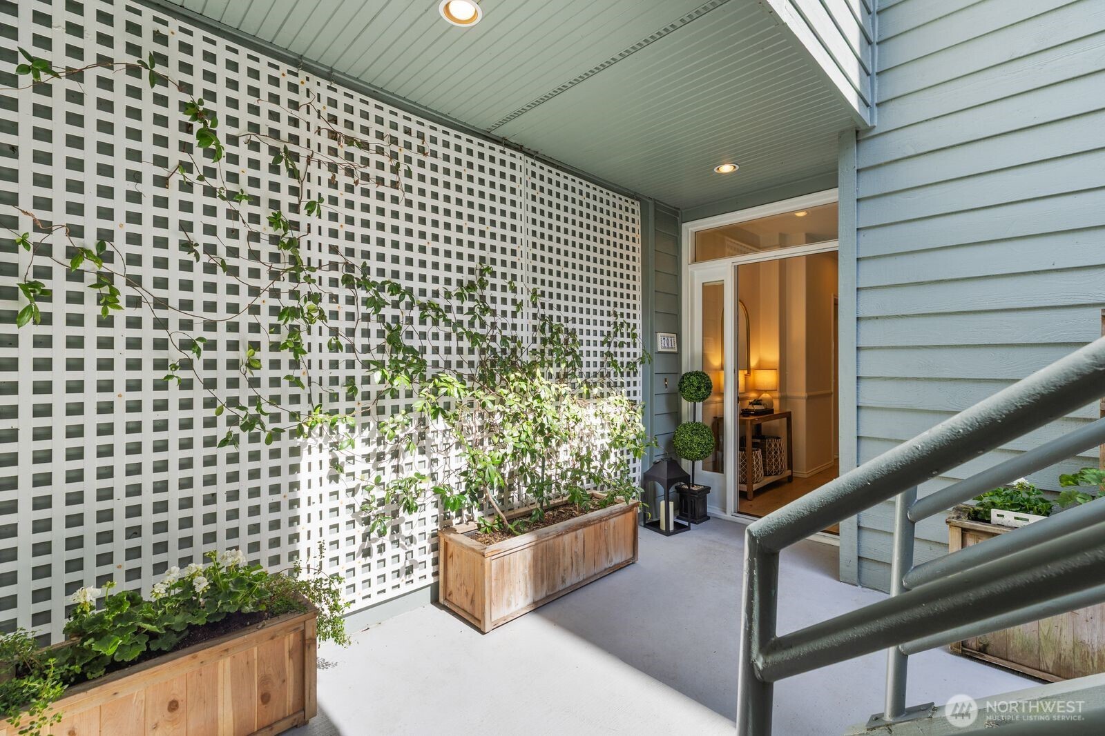 a view of outdoor space with deck