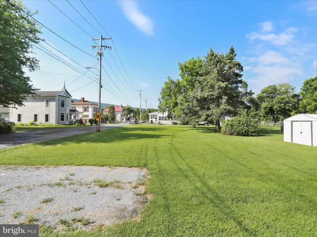 a view of a park with entertaining space