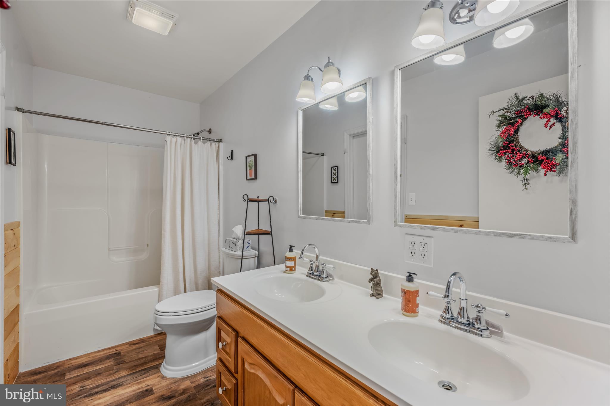 384 Trapper Ridge Lane Hedgesville, WV 25427 - Photo 22 of 52 a bathroom with a sink toilet and shower