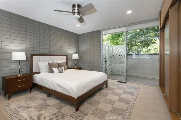 a view of a livingroom with furniture and a couch