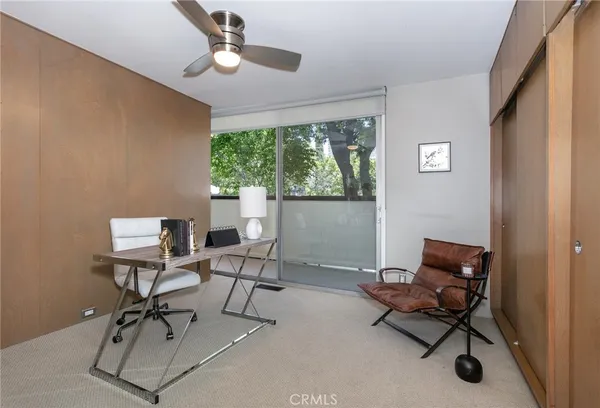 a view of a closet area with outer view