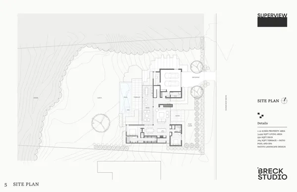 a living room with patio