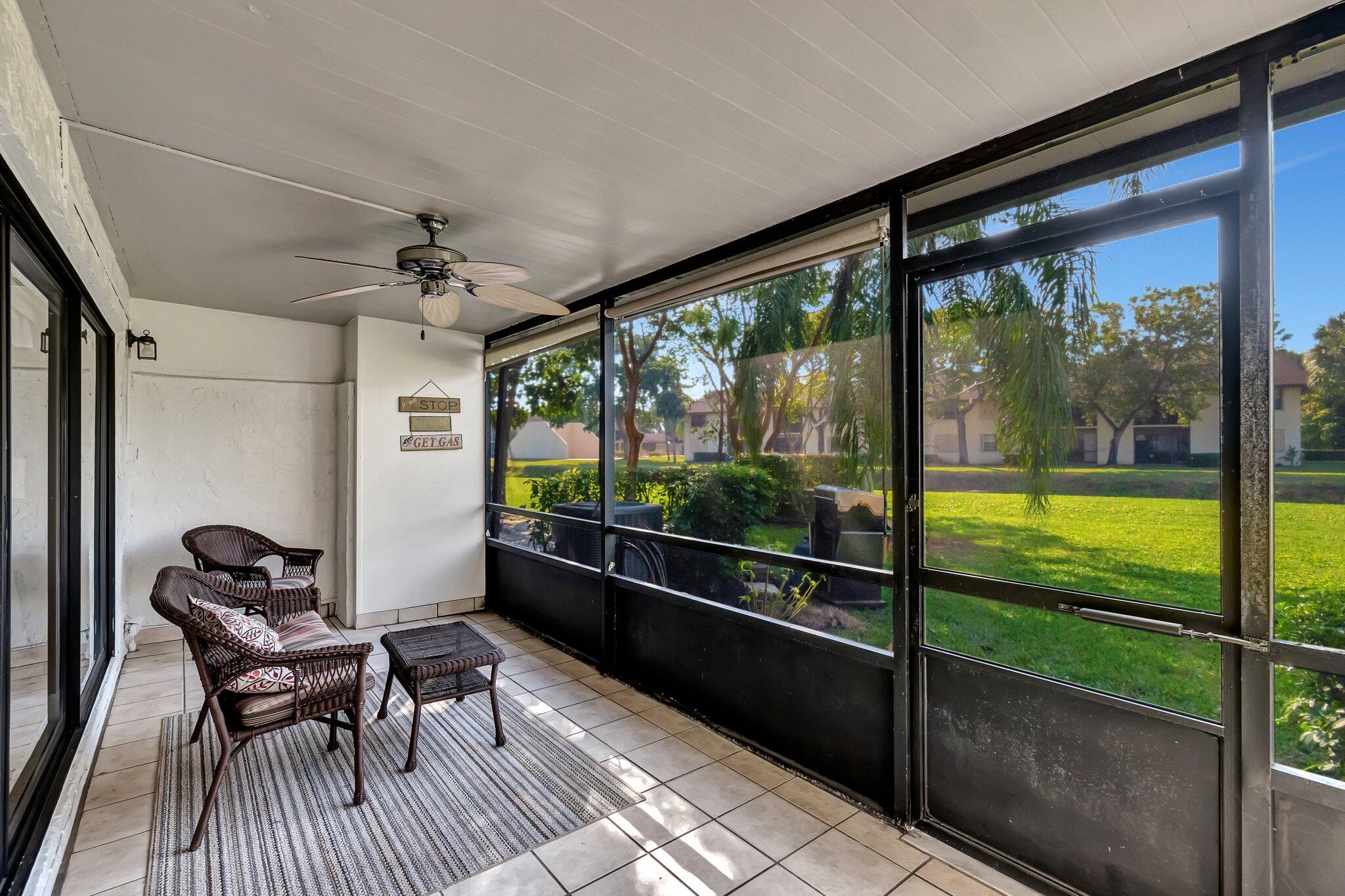 23359 Southwest 55th Way, Unit G Boca Raton, FL 33433 - Photo 32 of 63 Screened Patio