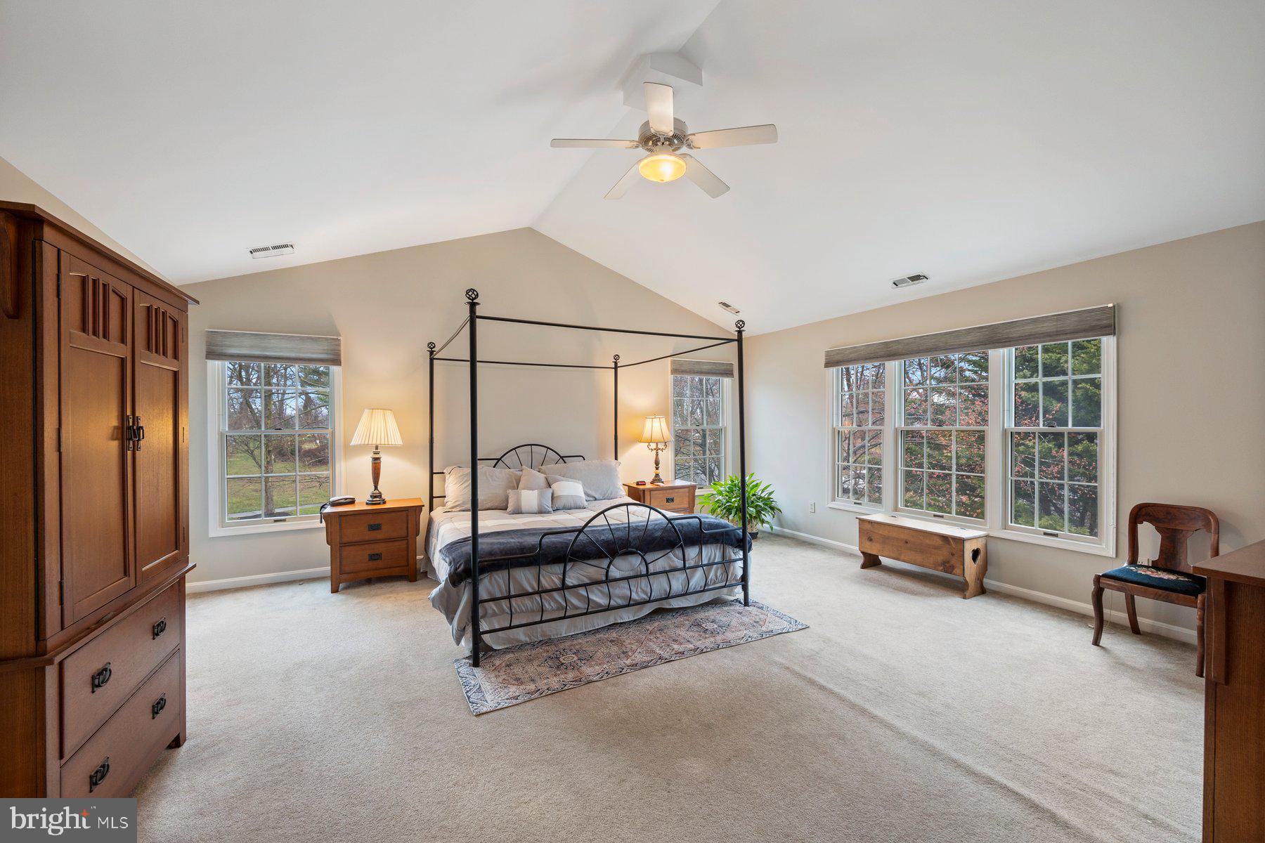 8037 Crest Road Laurel, MD 20723 - Photo 20 of 60 a living room with furniture gym equipment and a large window