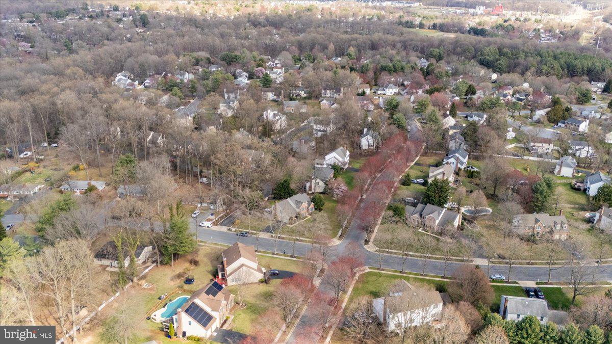 8037 Crest Road Laurel, MD 20723 - Photo 50 of 60 an aerial view of a house with a yard