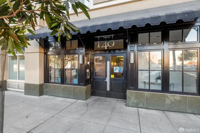 a view of a building with a outdoor space