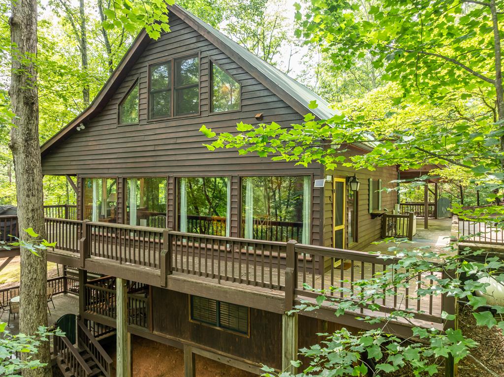 a front view of a house with a porch