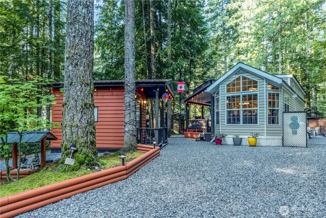 a front view of a house with a porch