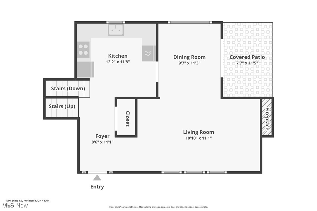 1794 Stine Road Peninsula, OH 44264 - Photo 44 of 47 First-Floor Floor Plan