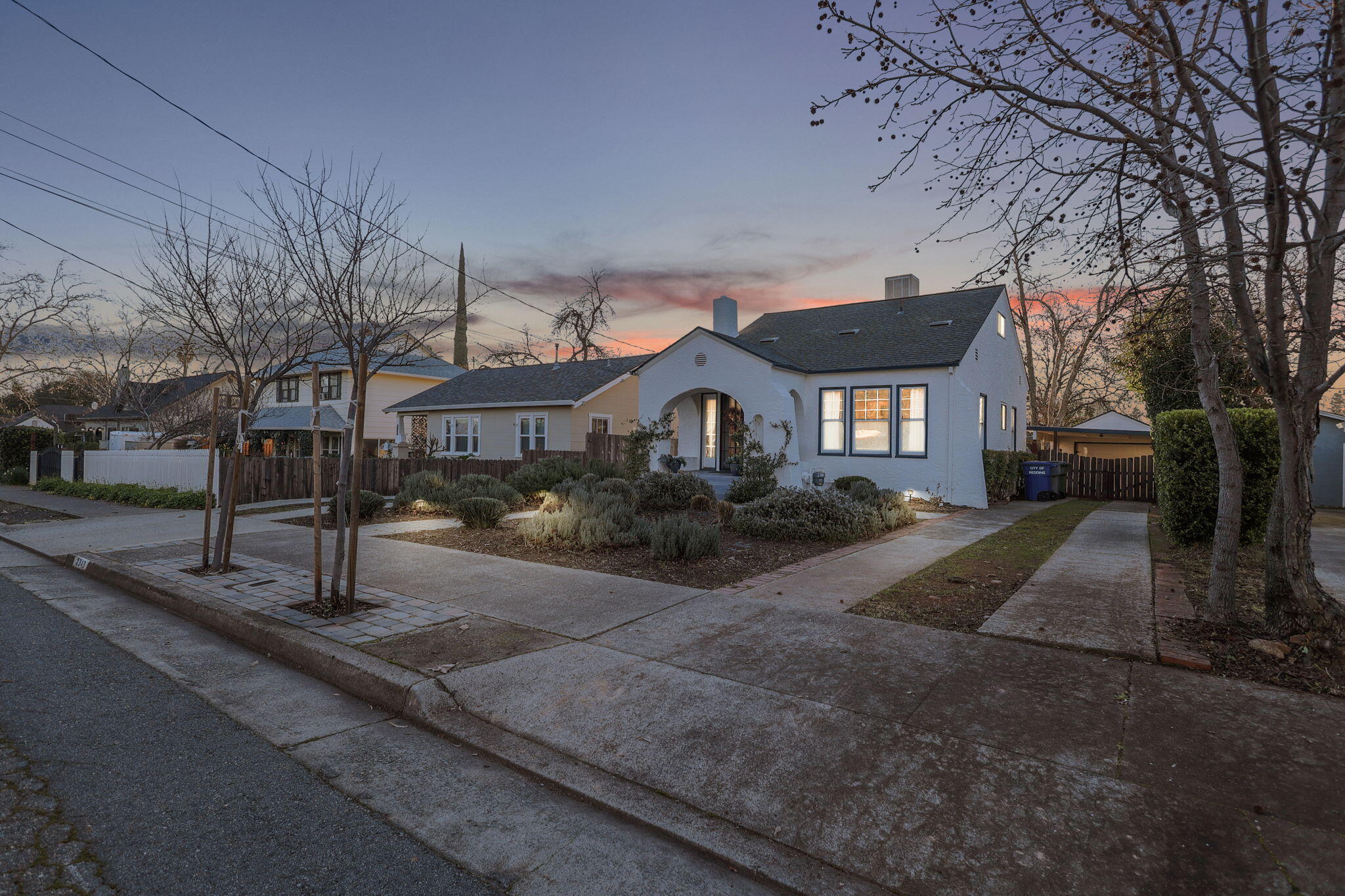 2343 North Street Redding, CA 96001 - Photo 70 of 93 Deep Ribbon Driveways on Both Sides!