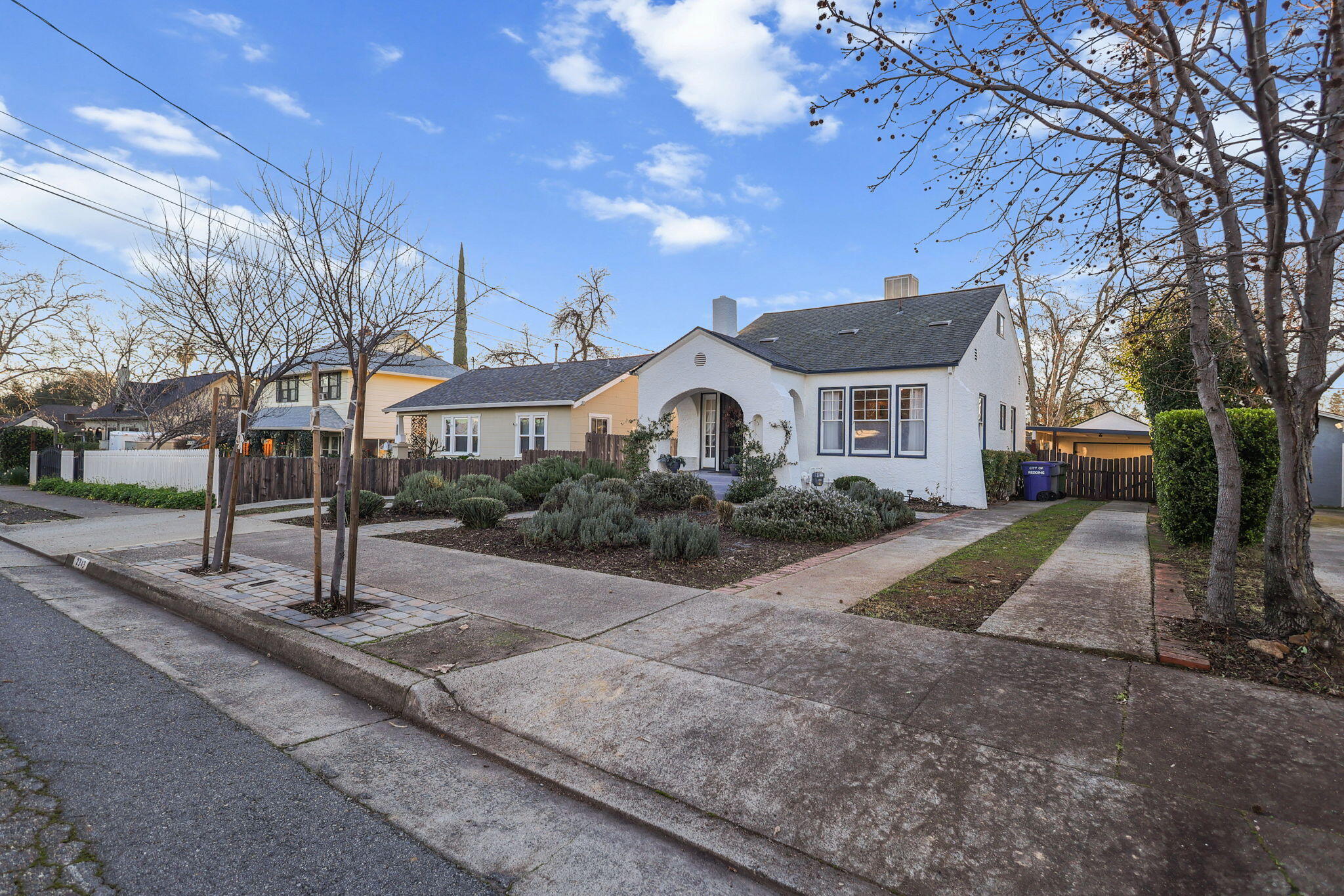 2343 North Street Redding, CA 96001 - Photo 83 of 93 Deep Ribbon Driveways on Both Sides!