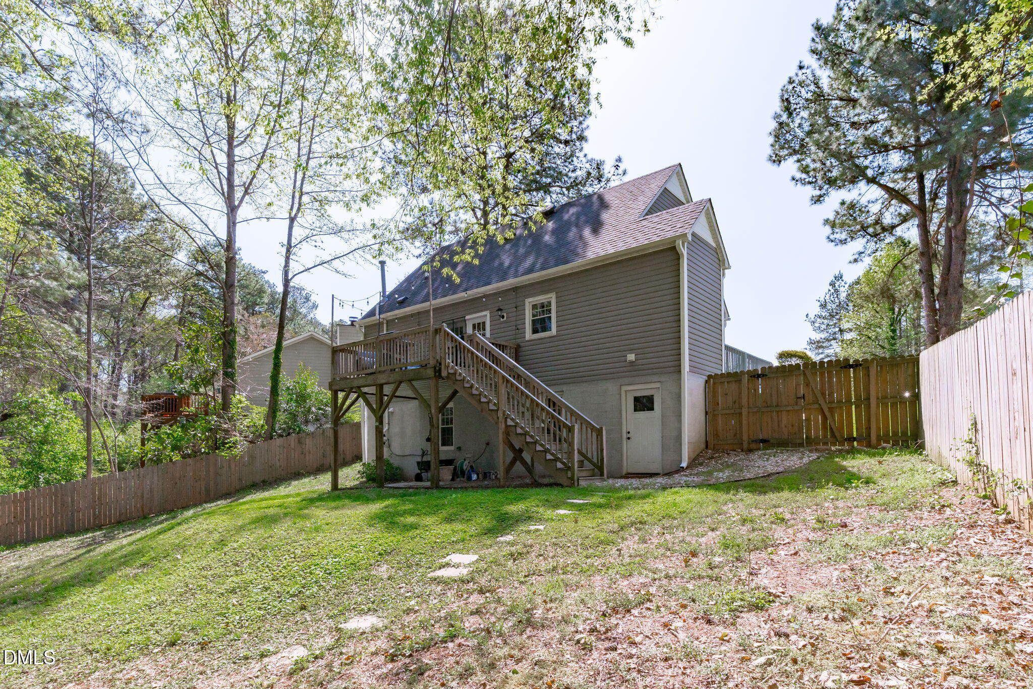 717 Habersham Place Raleigh, NC 27610 - Photo 42 of 59 a view of a backyard