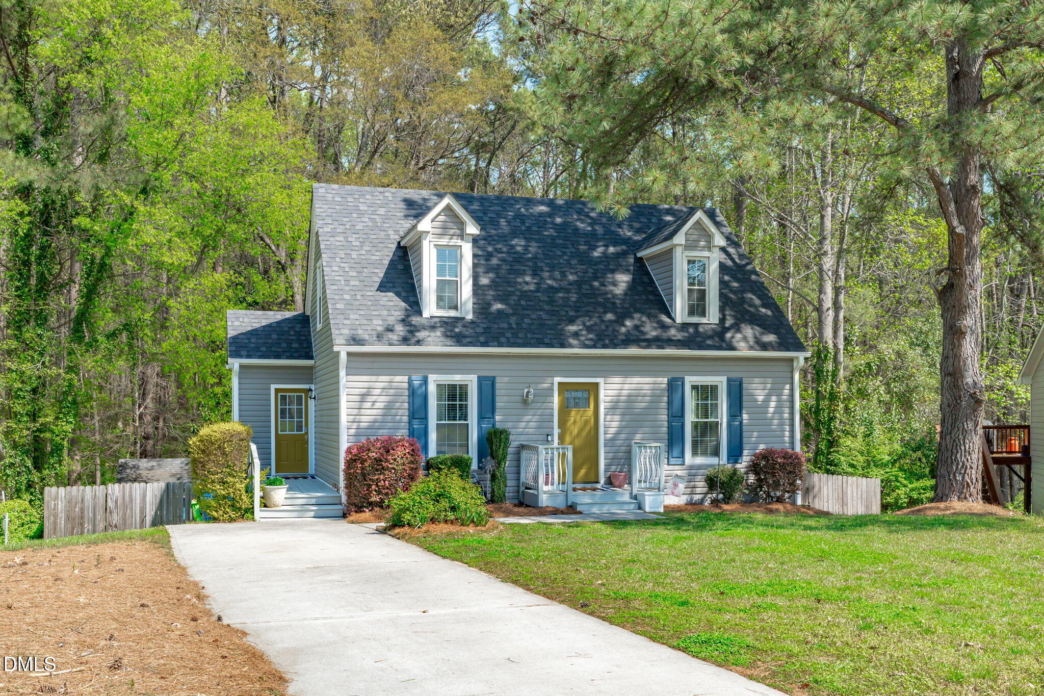 717 Habersham Place Raleigh, NC 27610 - Photo 45 of 59 front view of house with a yard