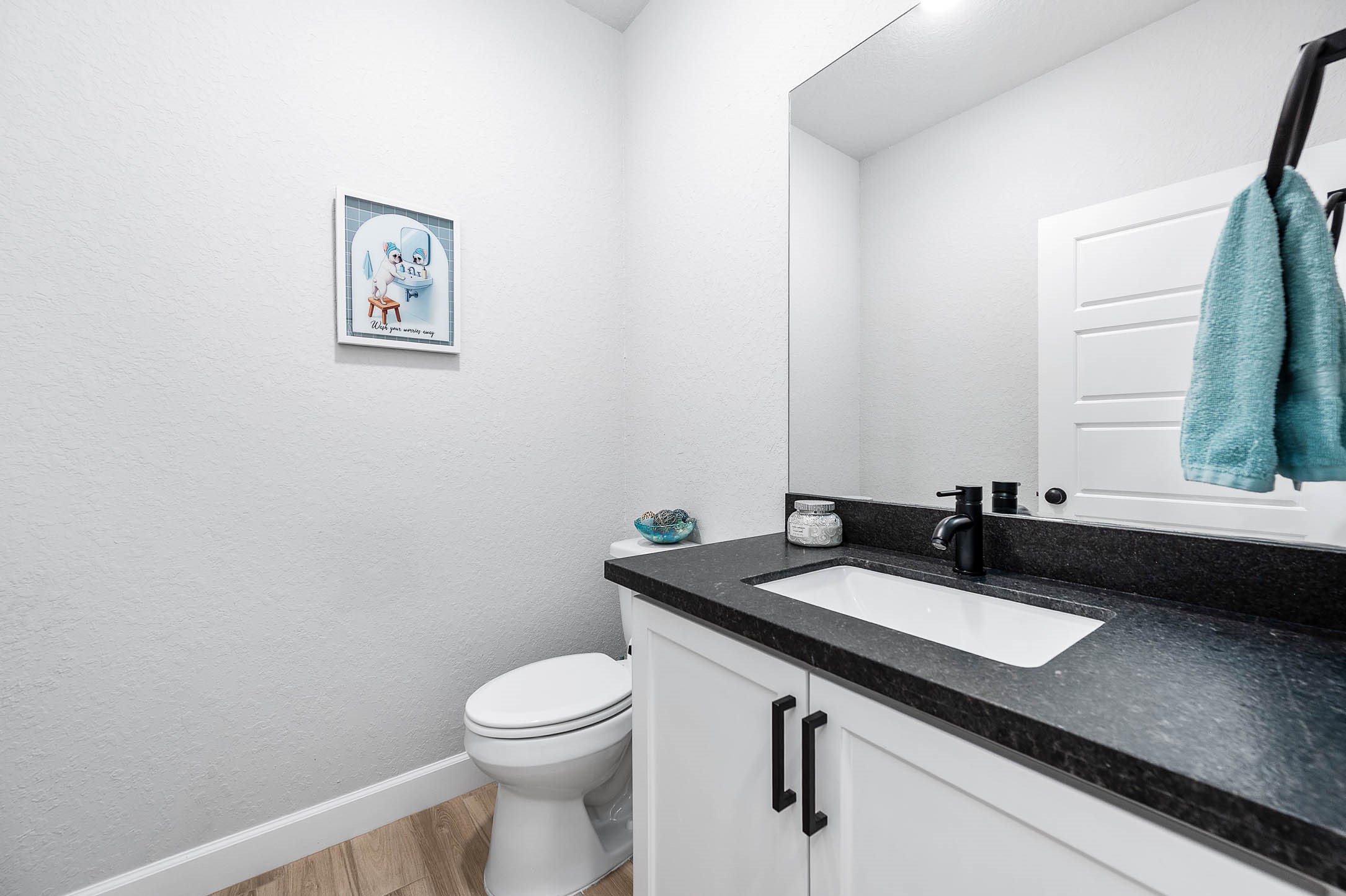 800 Greystone Lane Angleton, TX 77515 - Photo 22 of 49 Downstairs Half Bath