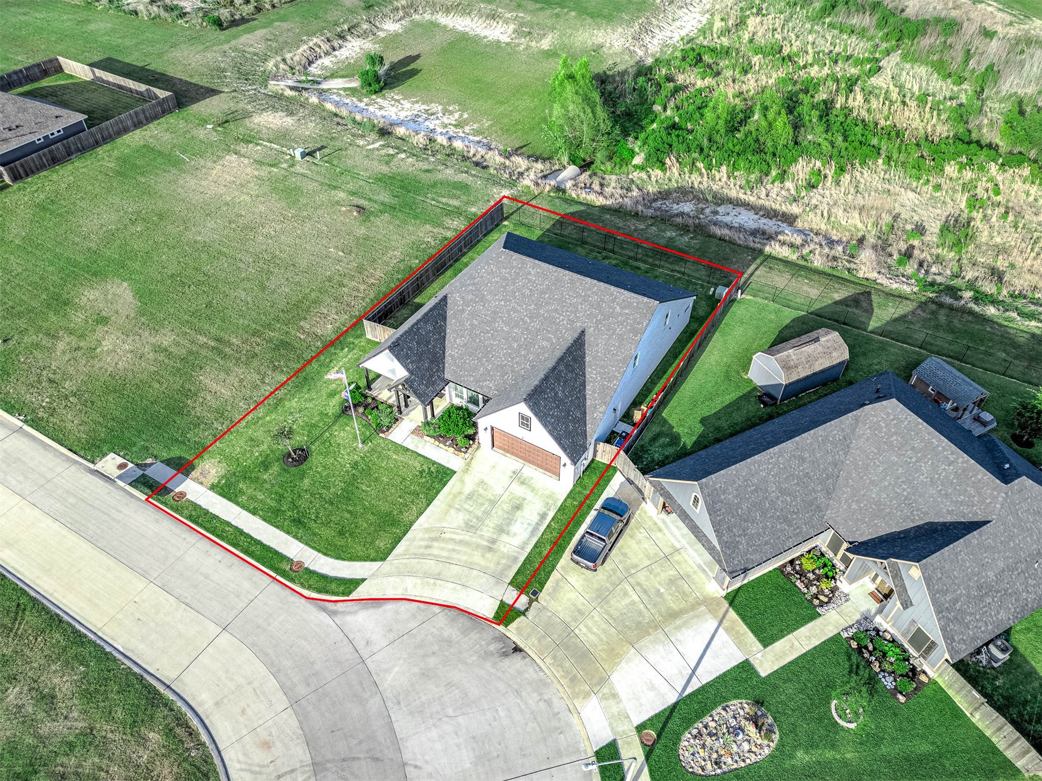 800 Greystone Lane Angleton, TX 77515 - Photo 45 of 49 a view of a house with a yard