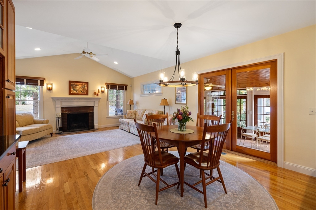 2 Marlboro Road Lexington, MA 02421 - Photo 7 of 36 a view of a dining room with furniture window and wooden floor
