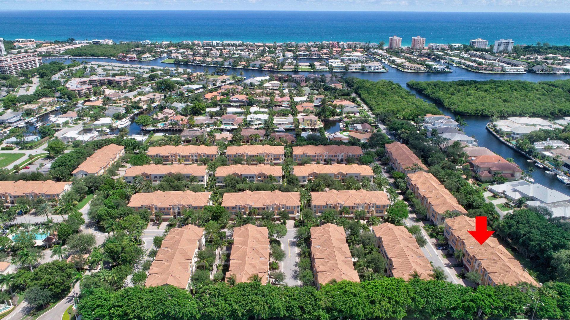 612 Northeast Francesca Lane Boca Raton, FL 33487 - Photo 54 of 55 Aerial Location