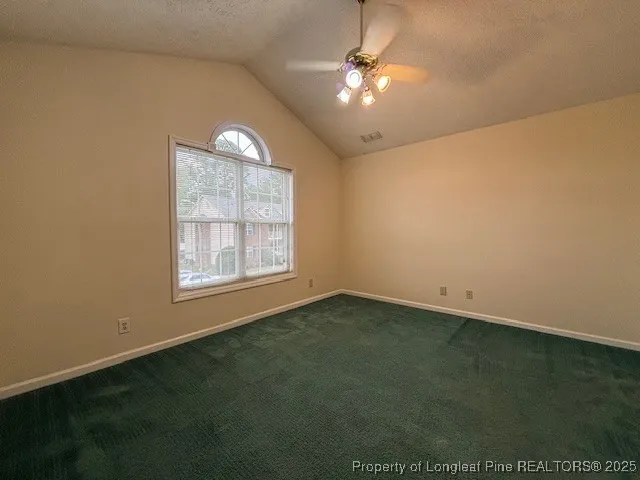 an empty room with closet