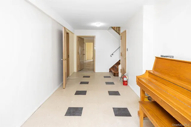 a view of kitchen and dining room with furniture
