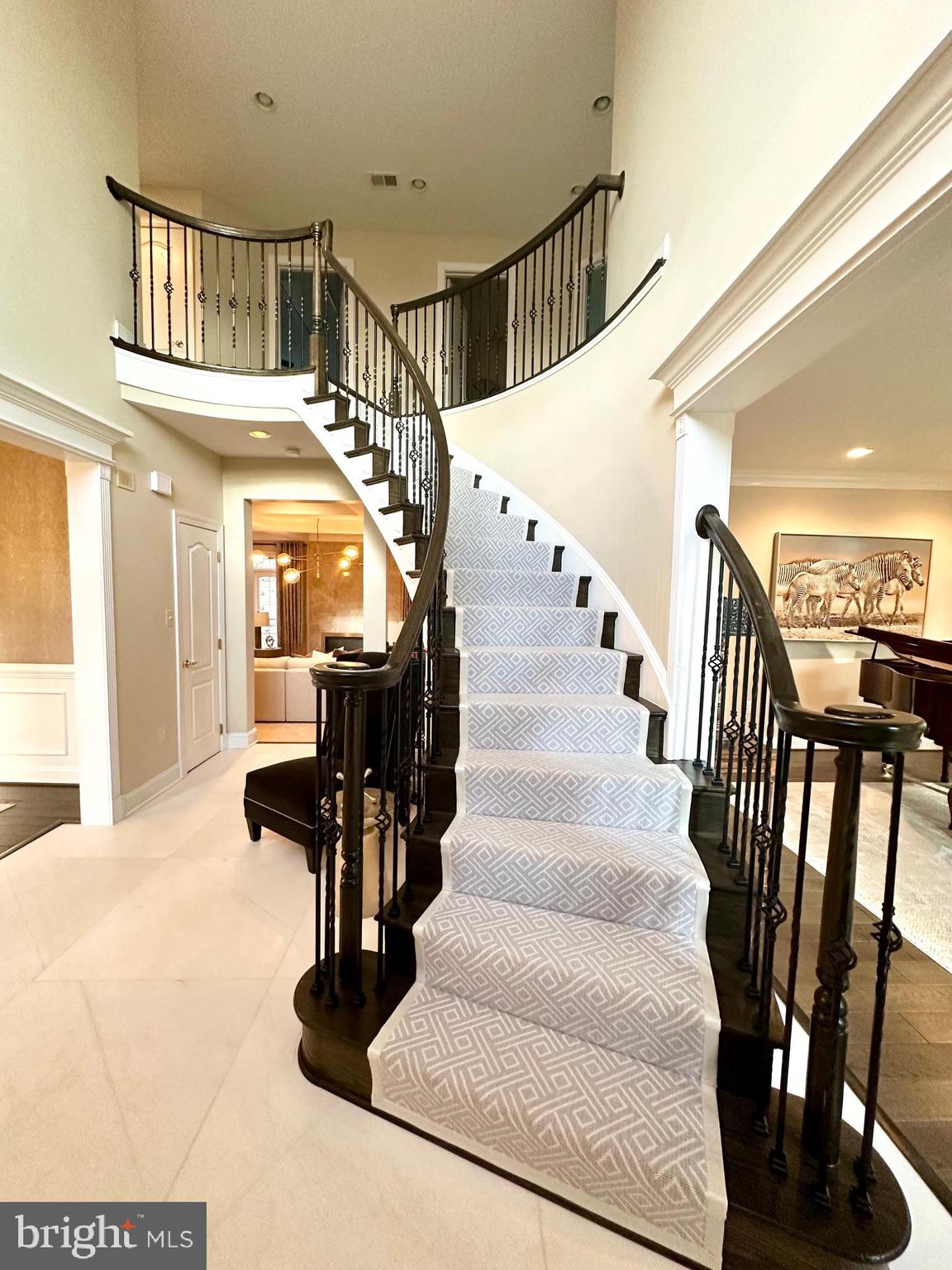 13701 Goosefoot Terrace Rockville, MD 20850 - Photo 2 of 16 a view of entryway and hall with wooden floor