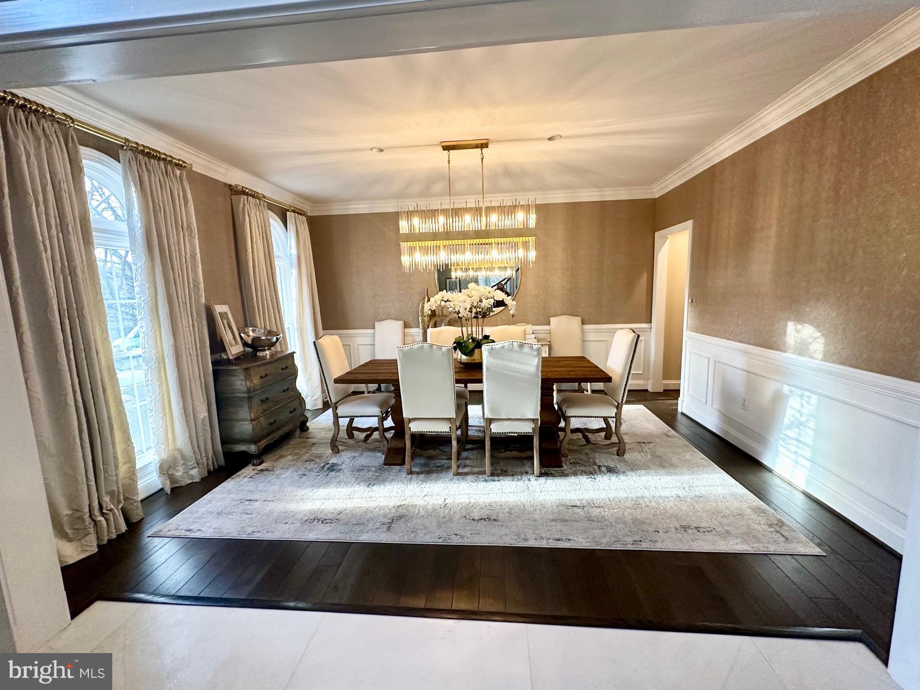 13701 Goosefoot Terrace Rockville, MD 20850 - Photo 5 of 16 a view of a dining room with furniture window and outside view