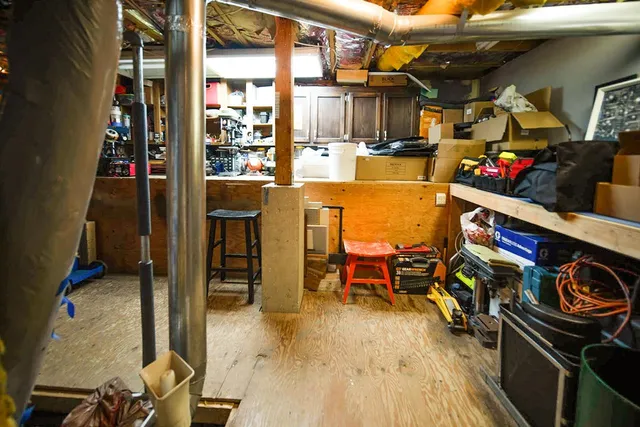 a view of outdoor space with seating area