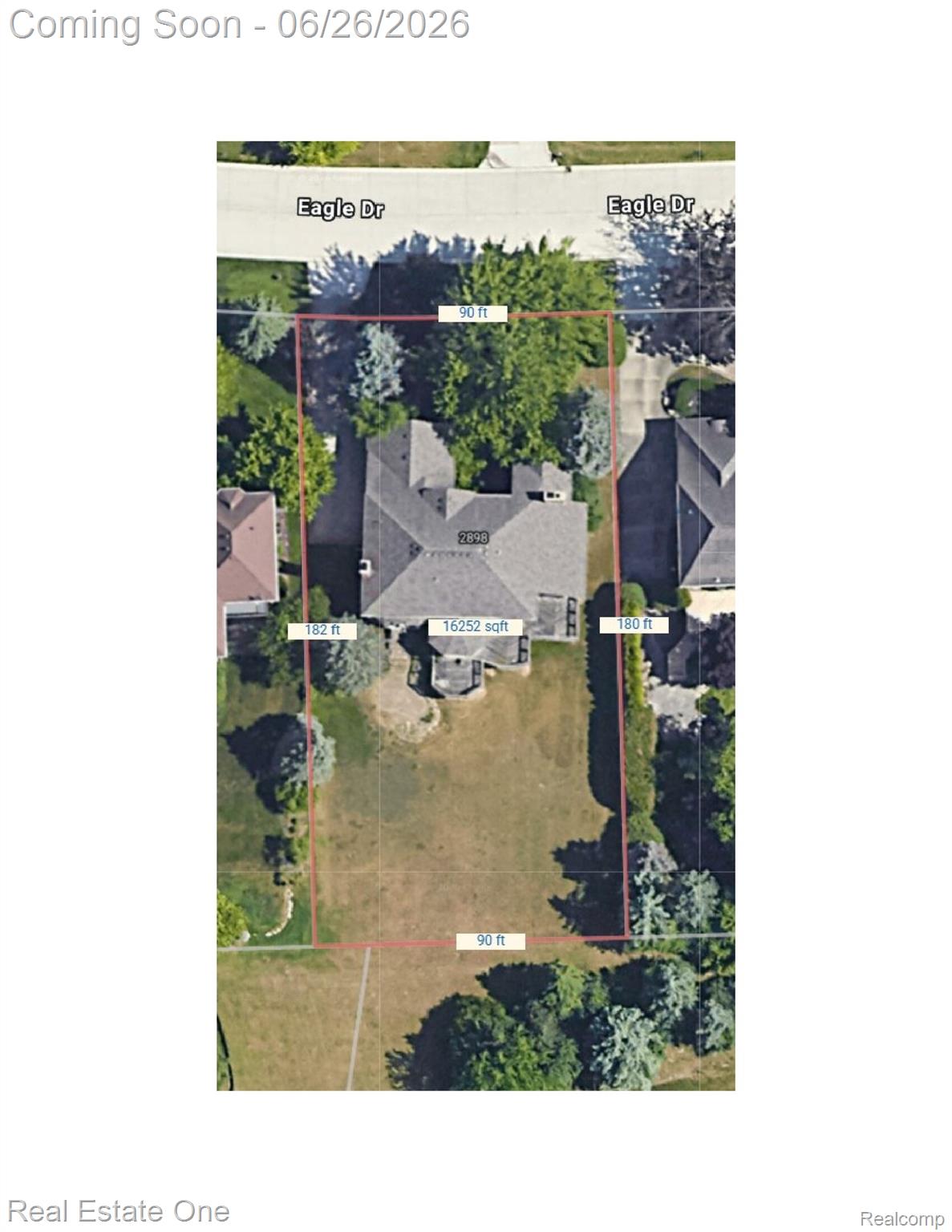 2898 Eagle Drive Rochester, MI 48309 - Photo 52 of 52 Lot Dims - Eagle Drive - Kemp-1.jpg