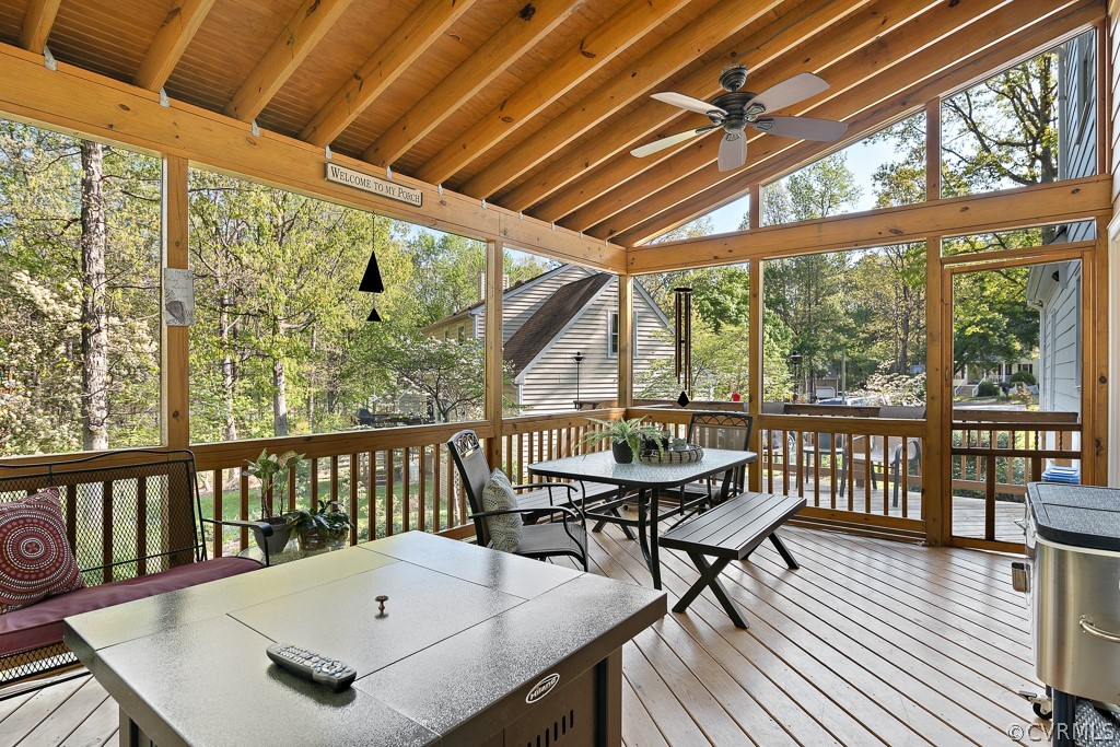 13906 Turtle Hill Road Midlothian, VA 23112 - Photo 17 of 35 a view of a balcony with chairs