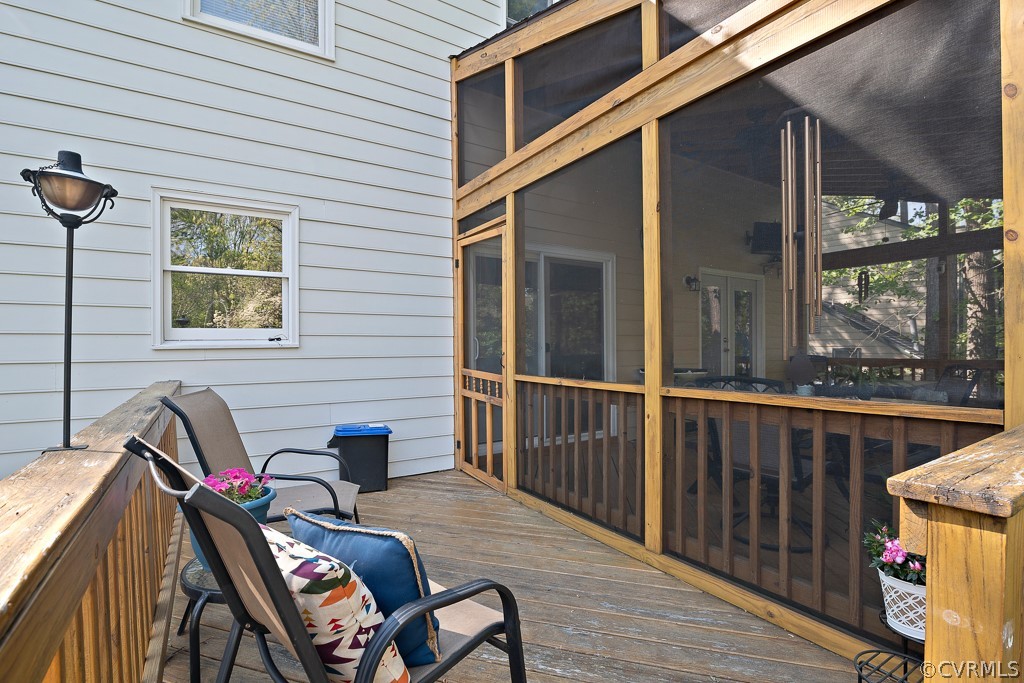13906 Turtle Hill Road Midlothian, VA 23112 - Photo 18 of 35 a balcony view with a seating space
