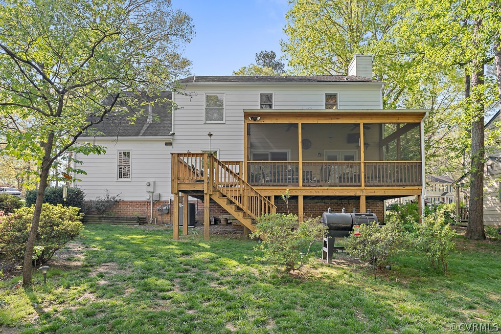 13906 Turtle Hill Road Midlothian, VA 23112 - Photo 20 of 35 a house view with a garden space