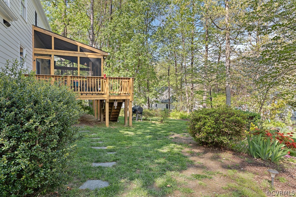13906 Turtle Hill Road Midlothian, VA 23112 - Photo 21 of 35 a view of a house with backyard and sitting area