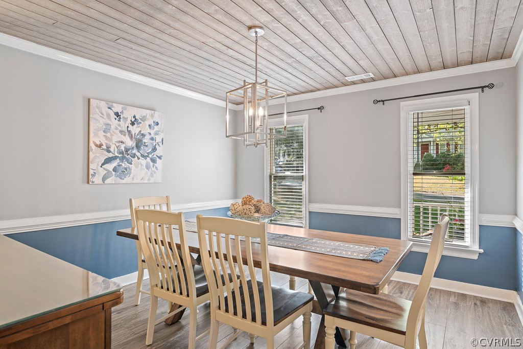 13906 Turtle Hill Road Midlothian, VA 23112 - Photo 26 of 35 a view of a dining room with furniture window and outside view