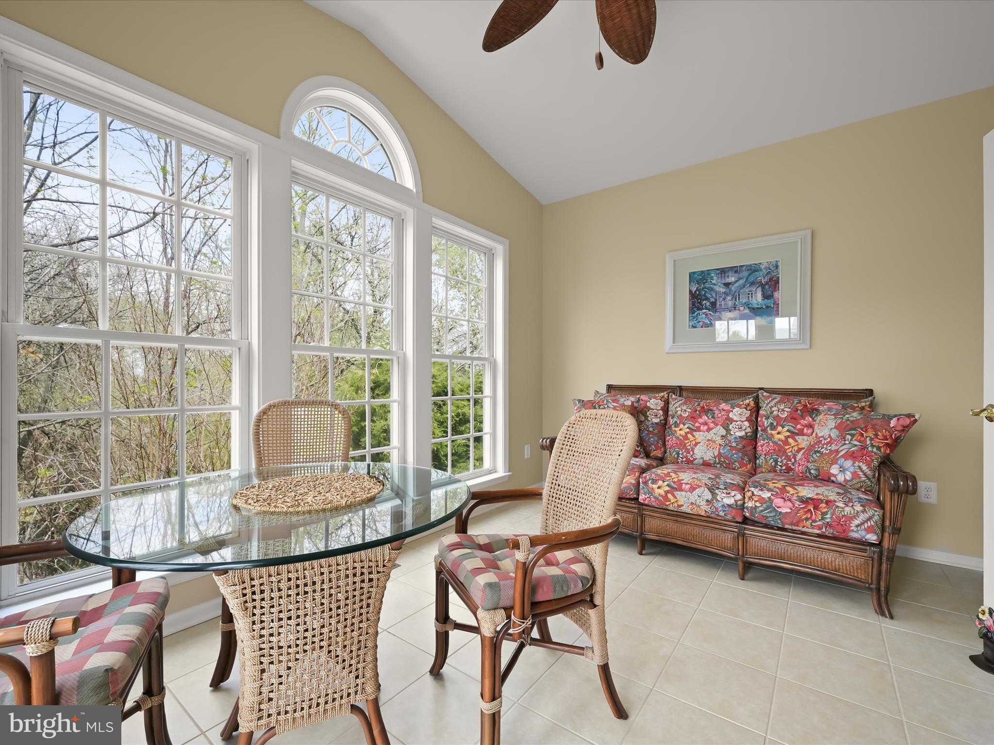 8214 Academy Road, Unit 25 Ellicott City, MD 21043 - Photo 5 of 64 Sunroom with cathedral ceiling